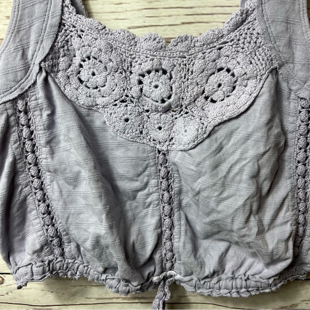 Free People Sweet Something Lace Tank frosted lilac purple - Picture 5 of 9